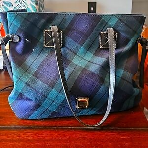 Dooney & Bourke wool plaid bag.